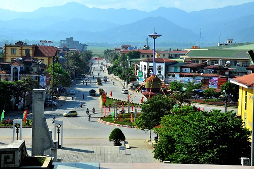 A corner of Dien Bien Phu City today