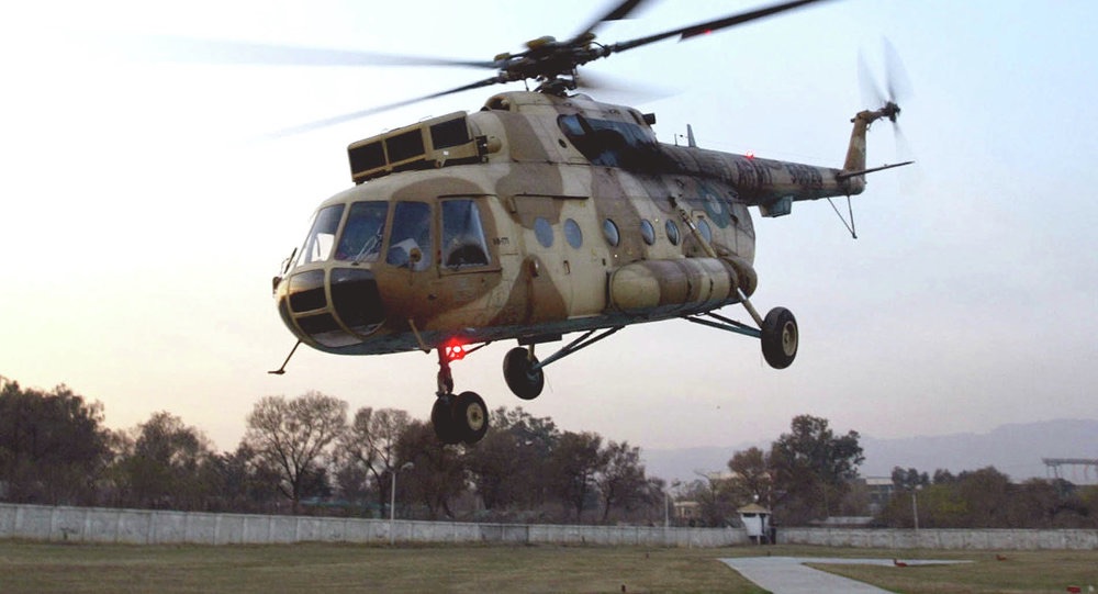 Một máy bay trực thăng MI-17 do Nga sản xuất tại Pakistan.