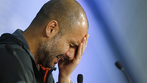 Guardiola đột nhiên phải đối diện với nhiều vấn đề đau đầu ở Bayern giai đoạn cuối mùa này. Ảnh: AP.