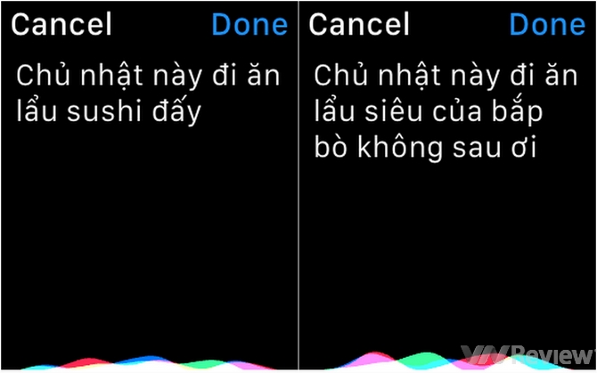 Tuy nhiên, việc nhắn tin bằng giọng nói đã có thể thực hiện bằng tiếng Việt 