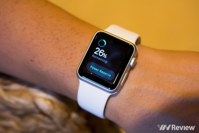 Thời lượng pin của Apple Watch không tốt như công bố