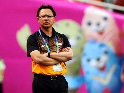 HLV Ong Kim Swee yêu cầu các cầu thủ U23 Malaysia phải chơi hết sức, dù chỉ là trận giao hữu. Ảnh: Star