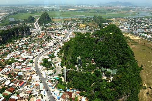    An amazing panorama of the Marble Mountains Tourist Area…