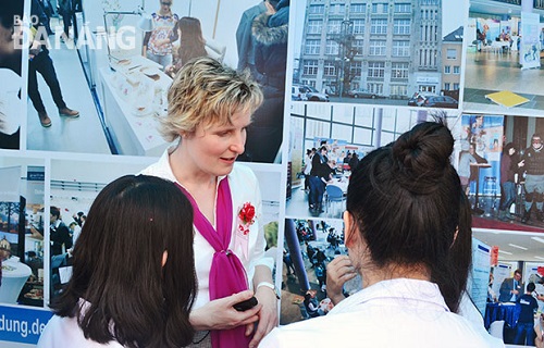 Visitors at the city’s enrolment and career connection fair  