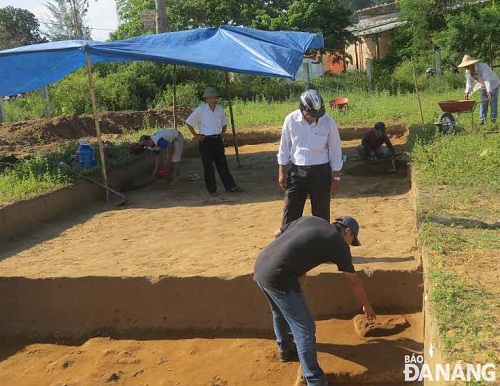 A scene from the excavation