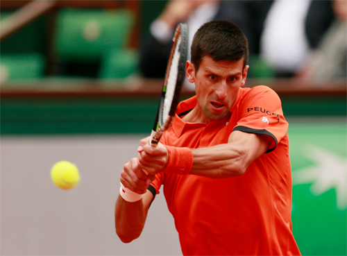 Cứ đà này Djokovic sẽ gặp Nadal ở tứ kết. Ảnh: Reuters.