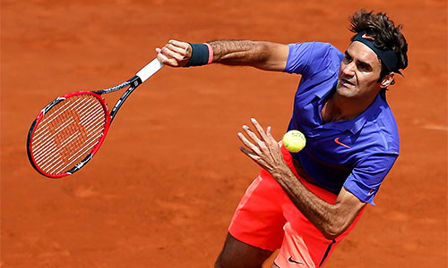 FedEx chưa gặp phải những thách thức thật sự từ đầu Roland Garros năm nay. Ảnh: Reuters.