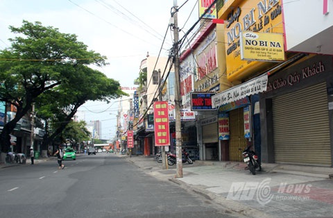 A section of Hung Vuong street