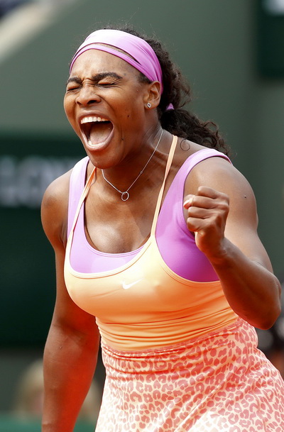 Serena phấn khích sau khi giành chức vô địch