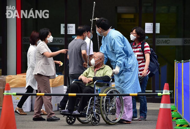 Trung tâm y tế Samsung là một trong 24 bệnh viện mà chính phủ Hàn Quốc công bố liên quan đến MERS.  Ảnh: AFP