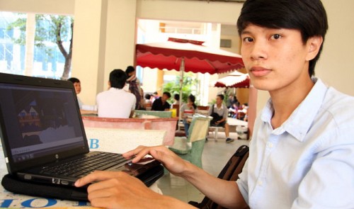 Nguyen The Nhat, a student from the Ho Chi Minh City University of Education’s geography faculty