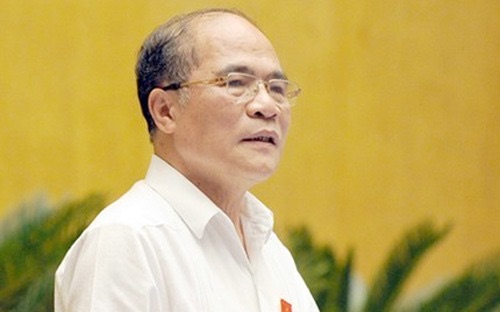  Chủ tịch Quốc hội Nguyễn Sinh Hùng - Ảnh: ANTĐ.