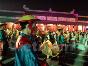 A festival night held in Hue Imperial Citadel. (Photo: Vietnamplus)