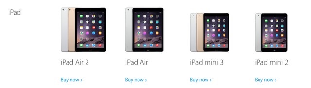 iPad Mini đã không còn xuất hiện trên Apple Store.