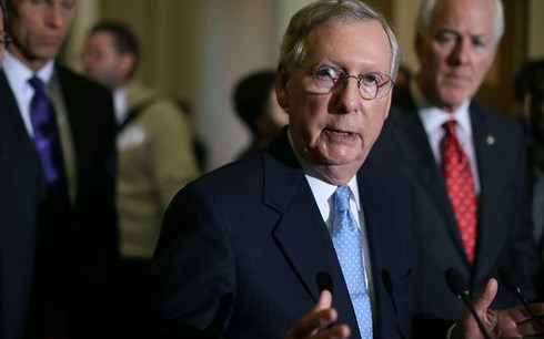 Thượng nghị sỹ Mitch McConnell – (Ảnh: Mark Wilson/Getty Images)