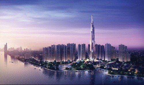 The Landmark 81 aparment project is seen in Ho Chi Minh City