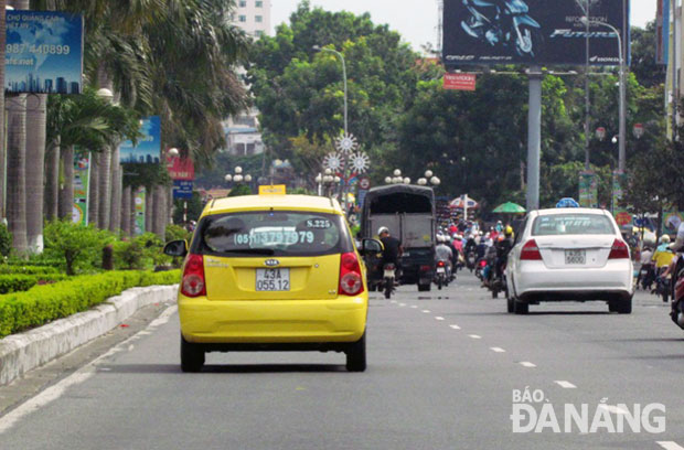 Đà Nẵng là một trong những địa phương đầu tiên cả nước đảm bảo 100% taxi có gắn thiết bị giám sát hành trình.