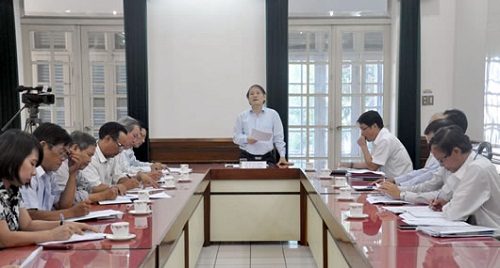 Vice Chairman Nghia addressing the press conference (Source: cadn.com.vn)