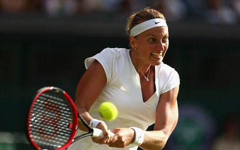 Kvitova đã không còn là ĐKVĐ Wimbledon (Ảnh: Getty)