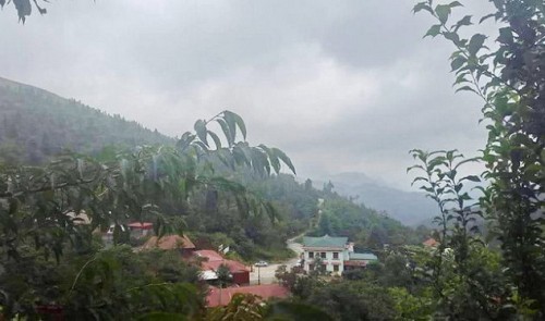 A file photo of Sa Pa town in the northern Vietnamese province of Lao Cai