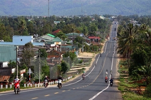 A section of the Ho Chi Minh Road traversing the Central Highlands of Gia Lai (Photo: VNA)