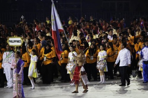 Lần gần nhất Philipines đăng cai SEA Games là vào năm 2005 - kỳ tranh tài họ xếp thứ nhất trên bảng tổng sắp huy chương. Ảnh: EPA