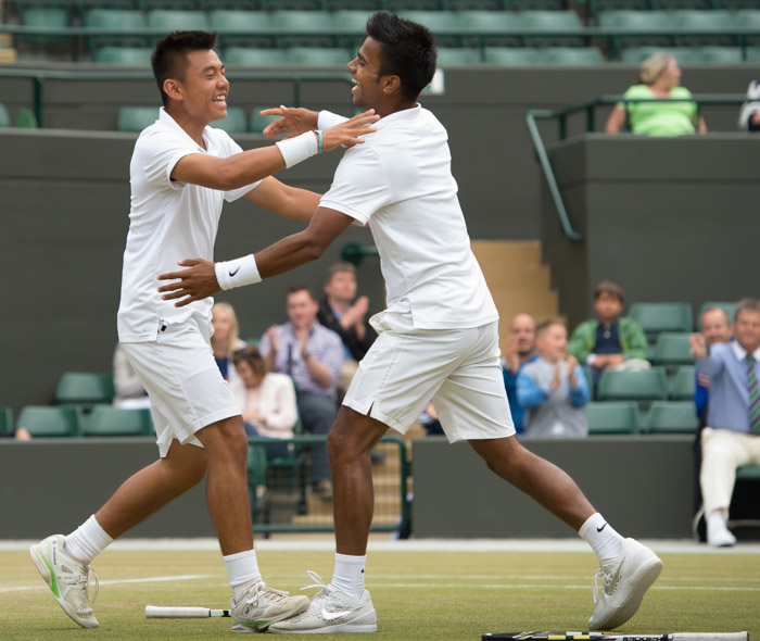 Hoàng Nam và Nagal sẽ được cộng 90 điểm từ chức vô địch giải trẻ Wimbledon 2015