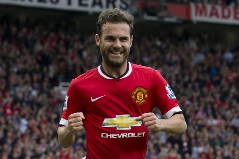 16. Juan Mata Chuyển từ Chelsea đến Manchester United với giá 37,1 triệu bảng