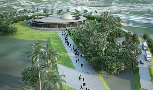 The design of the Binh Dinh science space complex