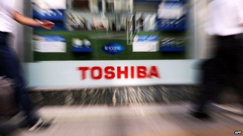 Toshiba says the sale is to 'improve the balance sheets'