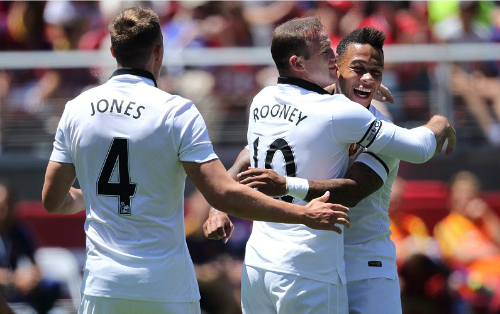 Rooney ghi bàn đầu tiên ở giải. Ảnh: AMA.