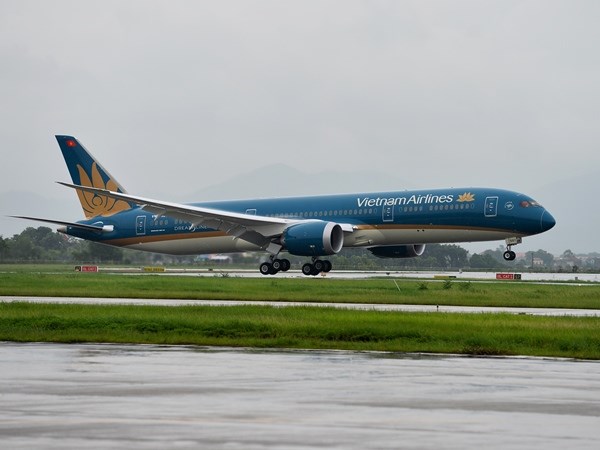 Vietnam Airlines đã chính thức đón nhận chiếc máy bay Boeing 787-9 Dreamliner đầu tiên. (Ảnh: Vietnam Airlines cung cấp