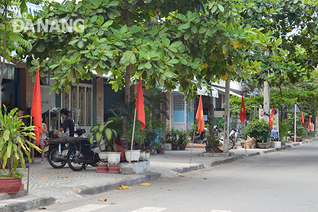 Hàng ngàn hộ dân trên địa bàn quận Sơn Trà ổn định chỗ ở, góp phần tạo nên diện mạo mới của thành phố. Trong ảnh: Khu dân cư mới tại đường Lý Văn Tố, phường Phước Mỹ.  Ảnh: MAI CHI MAI