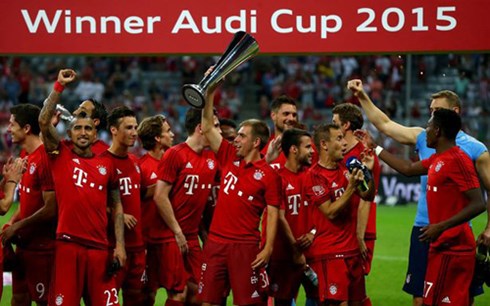 Bayern vô địch Audi Cup 2015 (Ảnh: Reuters)