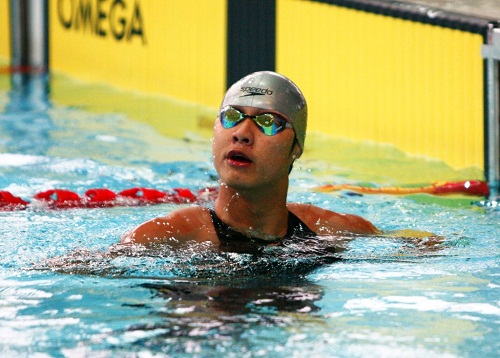 Local swimmer Hoang Quy Phuoc