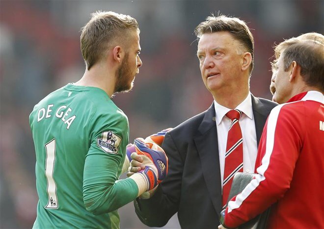 Louis van Gaal gạch tên de Gea ở trận ra quân. (Nguồn: Getty Images)