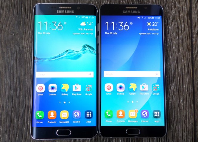 Galaxy S6 Edge+ và Galaxy Note 5 ra mắt tại sự kiện Samsung Unpacked 2015 - Ảnh: Forbes.com