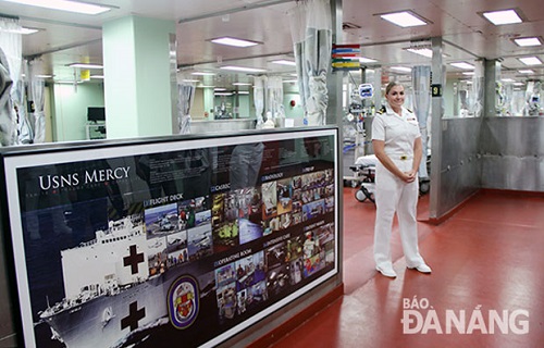 Reception area for emergency patients