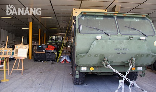  Storage area for medical equipment and other items