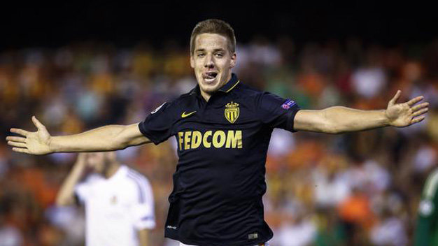 Niềm vui của Pasalic sau khi gỡ hòa 1-1 cho Monaco. Ảnh: Getty Images