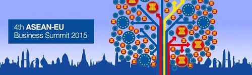 The 4th ASEAN-EU Business Summit logo (Photo:eurochamvn)