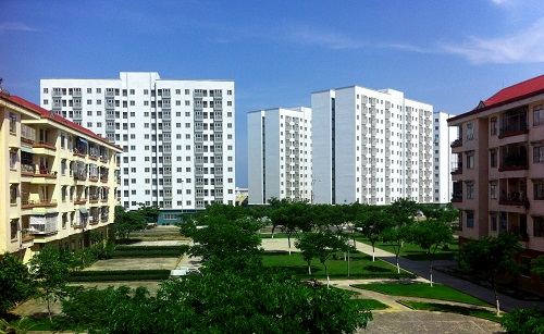 New apartment blocks