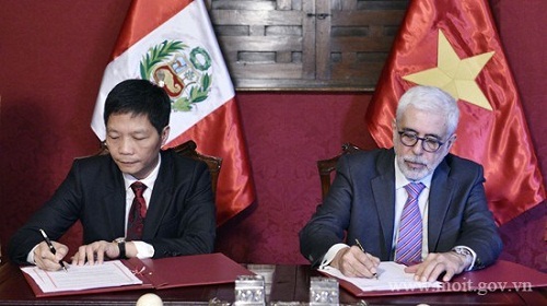  The signing ceremony between the two sides was recently held (Source:moit.gov.vn)