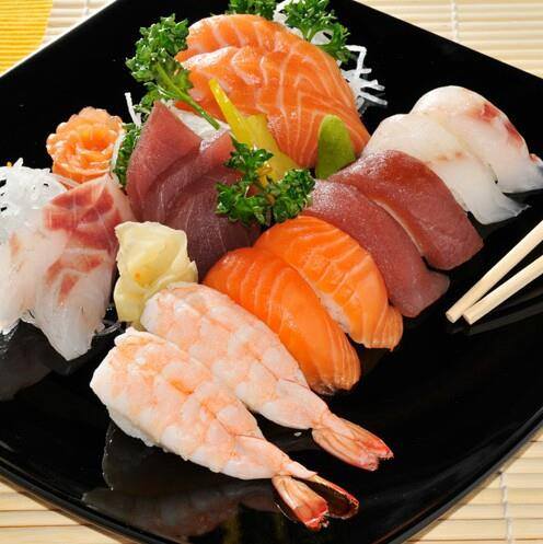  A range of delicious sushi