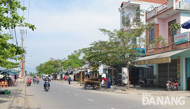 Nhờ quan tâm đầu tư cơ sở hạ tầng, bộ mặt nông thôn Hòa Vang ngày càng phát triển hiện đại.