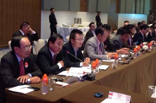 Vice Chairman Viet (second, left) at the event