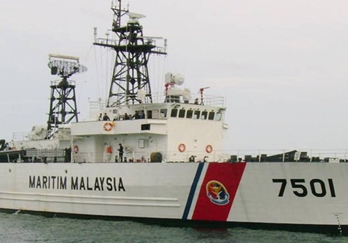 Tàu của Cơ quan Hành pháp Hàng hải Malaysia. Ảnh: worldmaritimenews