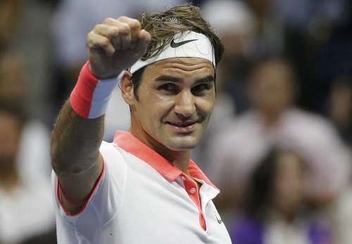 Federer hoàn thiện lối chơi tấn công ở tuổi 34. Ảnh: Reuters.