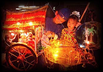 The lantern procession