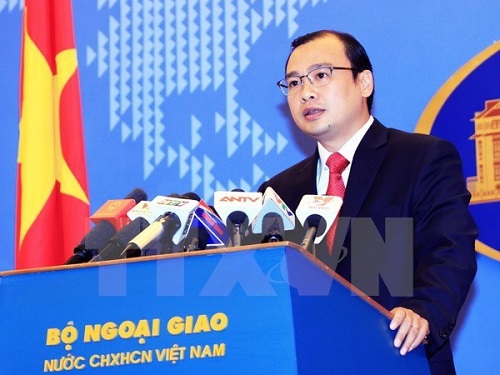 Foreign Ministry Spokesman Le Hai Binh (Photo: VNA)